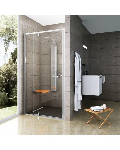Душевая дверь Ravak Pivot PDOP2-120 03GG0C00Z1 профиль Хром ручка Хром стекло Transparent