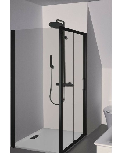 Душевая дверь Ideal Standard Connect 2 120 K9277V3 профиль Черный стекло прозрачное