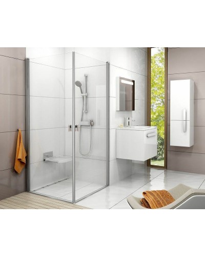 Душевая дверь Ravak Chrome CRV1-80 1QV40C01Z1 профиль Хром стекло Transparent