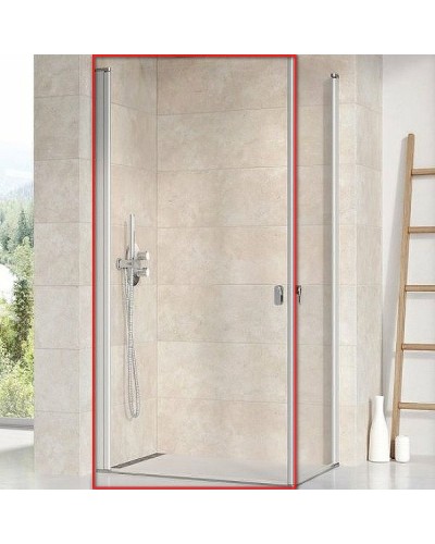 Душевая дверь Ravak Chrome CRV1-80 1QV40U01Z1 профиль Сатин стекло Transparent