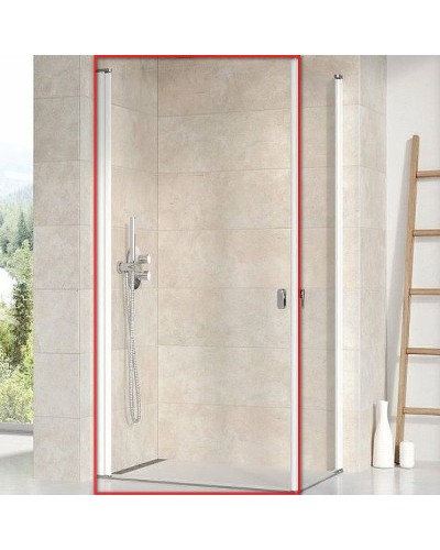 Душевая дверь Ravak Chrome CRV1-80 1QV40101Z1 профиль Белый стекло Transparent