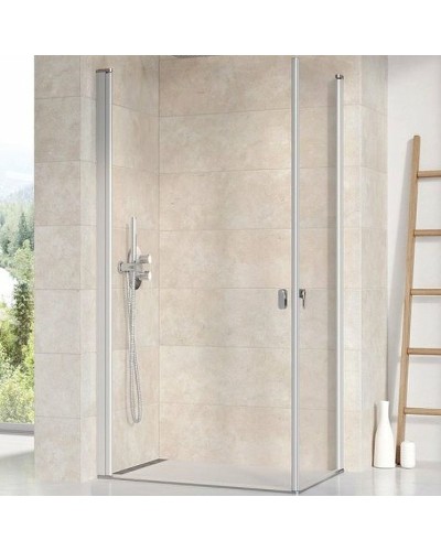 Душевая дверь Ravak Chrome CRV1-100 1QVA0U01Z1 профиль Сатин стекло Transparent