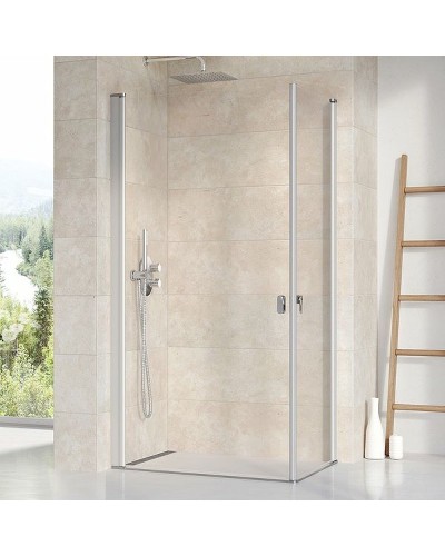 Душевая дверь Ravak Chrome CRV1-100 1QVA0U01Z1 профиль Сатин стекло Transparent