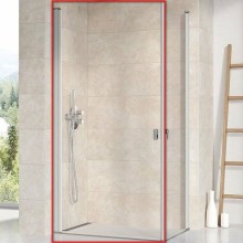 Душевая дверь Ravak Chrome CRV1-100 1QVA0U01Z1 профиль Сатин стекло Transparent