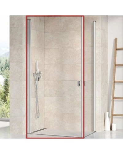 Душевая дверь Ravak Chrome CRV1-100 1QVA0U01Z1 профиль Сатин стекло Transparent