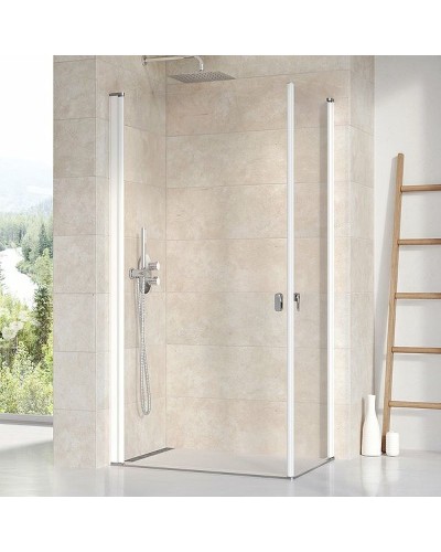 Душевая дверь Ravak Chrome CRV1-100 1QVA0101Z1 профиль Белый стекло Transparent