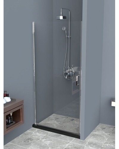 Душевая дверь BelBagno Uno 100 UNO-B-1-100-C-Cr профиль Хром стекло прозрачное