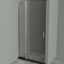 Душевая дверь BelBagno Uno 120 UNO-B-12-50+70-C-Cr профиль Хром стекло прозрачное