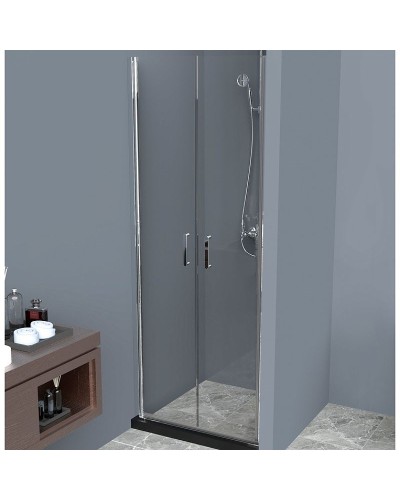 Душевая дверь BelBagno Uno 70 UNO-B-2-70-C-Cr профиль Хром стекло прозрачное