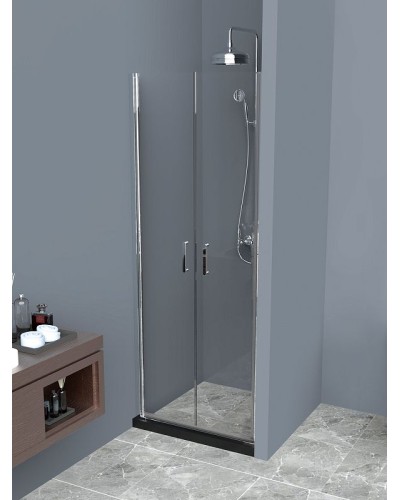 Душевая дверь BelBagno Uno 70 UNO-B-2-70-C-Cr профиль Хром стекло прозрачное