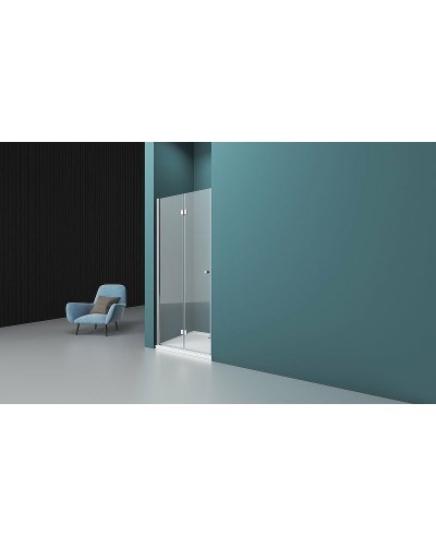 Душевая дверь BelBagno Albano 90 ALBANO-BS-12-90-C-Cr профиль Хром стекло прозрачное