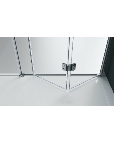 Душевая дверь BelBagno Albano 170 ALBANO-BS-13-90+80-C-Cr профиль Хром стекло прозрачное