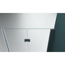Душевая дверь BelBagno Albano 150 ALBANO-BS-13-90+60-C-Cr профиль Хром стекло прозрачное