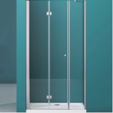 Душевая дверь BelBagno Albano 150 ALBANO-BS-13-60+90-C-Cr профиль Хром стекло прозрачное