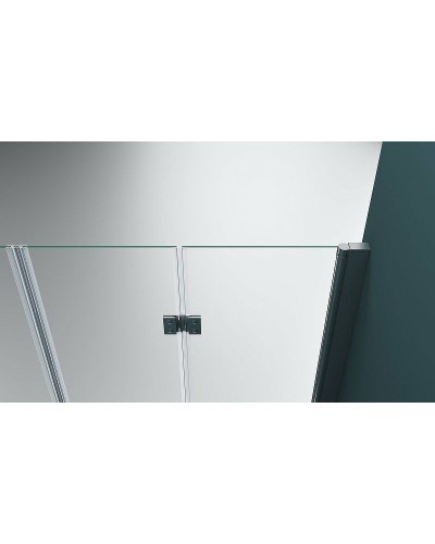 Душевая дверь BelBagno Albano 130 ALBANO-BS-13-40+90-C-Cr профиль Хром стекло прозрачное