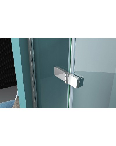 Душевая дверь BelBagno Kraft 80 KRAFT-B-12-60/20-C-Cr-L профиль Хром стекло прозрачное