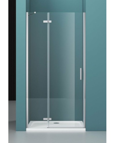 Душевая дверь BelBagno Kraft 100 KRAFT-B-12-60/40-C-Cr-L профиль Хром стекло прозрачное