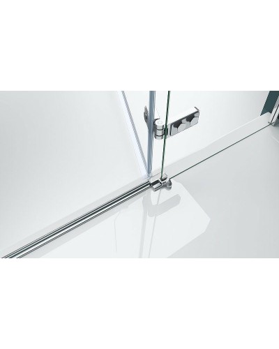 Душевая дверь BelBagno Kraft 100 KRAFT-B-12-60/40-C-Cr-L профиль Хром стекло прозрачное