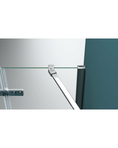 Душевая дверь BelBagno Kraft 100 KRAFT-B-12-60/40-C-Cr-L профиль Хром стекло прозрачное