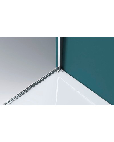 Душевая дверь BelBagno Kraft 120 KRAFT-B-12-60/60-C-Cr-L профиль Хром стекло прозрачное