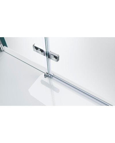 Душевая дверь BelBagno Kraft 100 KRAFT-B-12-60/40-C-Cr-R профиль Хром стекло прозрачное