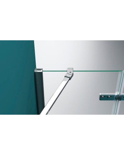 Душевая дверь BelBagno Kraft 120 KRAFT-B-12-60/60-C-Cr-R профиль Хром стекло прозрачное