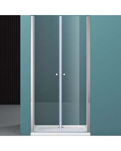 Душевая дверь BelBagno Etna 140 ETNA-B-2-140-C-Cr профиль Хром стекло прозрачное