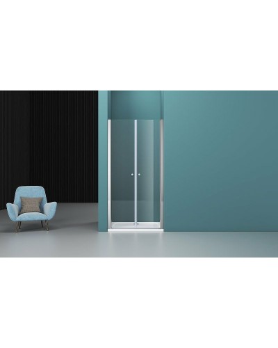 Душевая дверь BelBagno Etna 140 ETNA-B-2-140-C-Cr профиль Хром стекло прозрачное