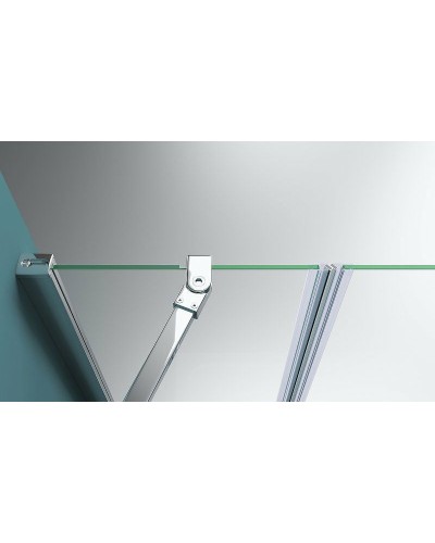 Душевая дверь BelBagno Etna 100 ETNA-B-11-30+70-C-Cr профиль Хром стекло прозрачное