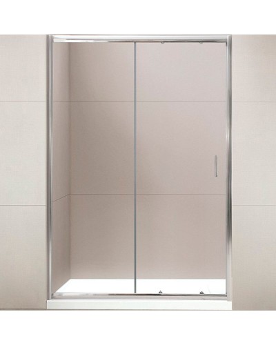 Душевая дверь BelBagno Uno 160 UNO-195-BF-1-160-C-Cr профиль Хром стекло прозрачное