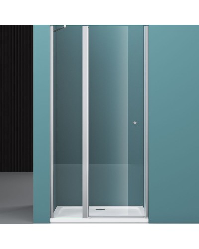 Душевая дверь BelBagno Etna 120 ETNA-B-12-60/60-C-Cr-90 профиль Хром стекло прозрачное