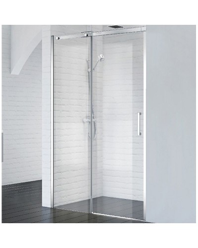 Душевая дверь BelBagno Acqua 130 ACQUA-BF-1-130-C-Cr профиль Хром стекло прозрачное