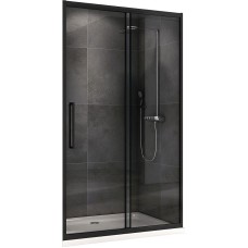 Душевая дверь Abber Schwarzer Diamant 120 AG30120BH профиль Черный стекло прозрачное