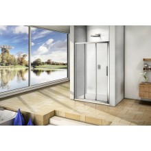 Душевая дверь Good Door Orion WTW-140-G-CH 140 профиль Хром стекло Grape