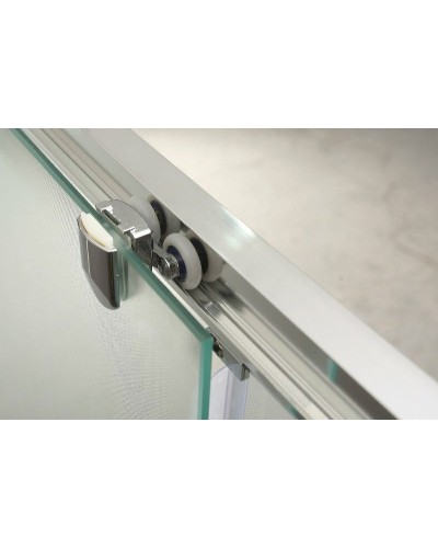 Душевая дверь BelBagno Unique 200 UNIQUE-BF-2-170/200-P-Cr профиль Хром стекло рифленое