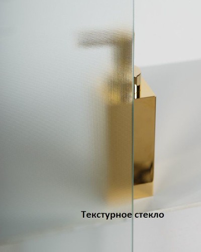 Душевая дверь BelBagno Unique 125 UNIQUE-BF-1-110/125-P-Cr профиль Хром стекло рифленое