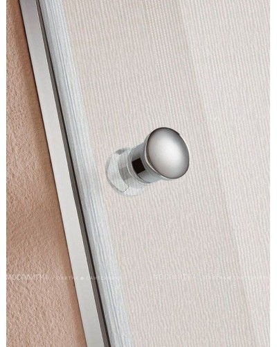 Душевая дверь Cezares Eco 90 ECO-O-B-1-90-P-Cr профиль Хром стекло рифленое