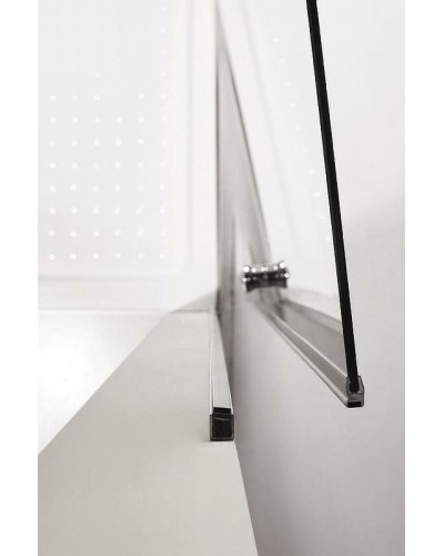 Душевая дверь Cezares Eco 90 ECO-O-B-1-90-P-Cr профиль Хром стекло рифленое