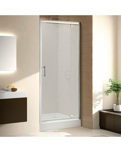 Душевая дверь Cezares Eco 90 ECO-O-BA-1-90-P-Cr профиль Хром стекло рифленое