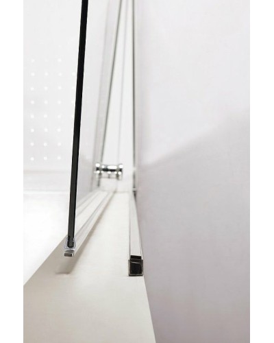 Душевая дверь Cezares Eco 60 ECO-O-B-1-60-P-Cr профиль Хром стекло рифленое