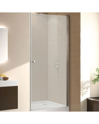 Душевая дверь Cezares Eco 65 ECO-O-B-1-65-P-Cr профиль Хром стекло рифленое