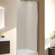 Душевая дверь Cezares Eco 70 ECO-O-B-1-70-P-Cr профиль Хром стекло рифленое