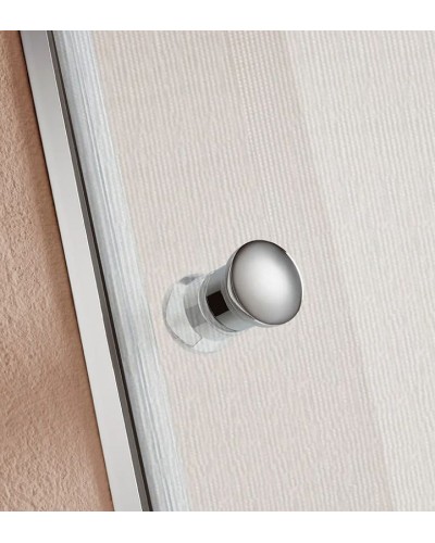 Душевая дверь Cezares Eco 75 ECO-O-B-1-75-P-Cr профиль Хром стекло рифленое