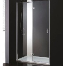 Душевая дверь Cezares Bergamo 90 L BERGAMO-W-B-12-90-C-Cr-L профиль Хром стекло прозрачное