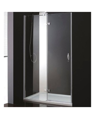 Душевая дверь Cezares Bergamo 90 L BERGAMO-W-B-12-90-C-Cr-L профиль Хром стекло прозрачное