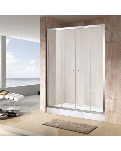 Душевая дверь Cezares Anima 170 ANIMA-W-BF-2-170-P-Cr профиль Хром стекло рифленое