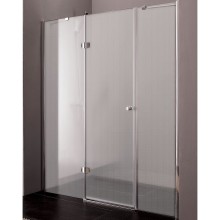 Душевая дверь Cezares Verona 150 L VERONA-W-B-13-30+60/60-P-Cr-L профиль Хром стекло рифленое