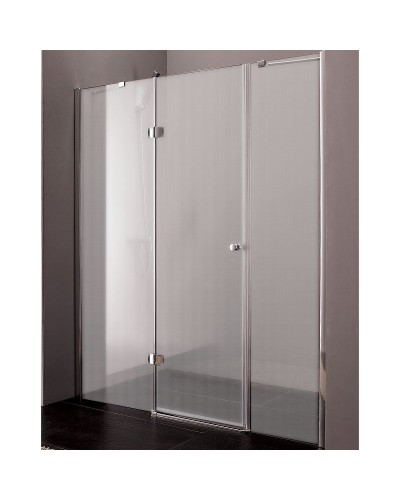 Душевая дверь Cezares Verona 150 L VERONA-W-B-13-30+60/60-P-Cr-L профиль Хром стекло рифленое