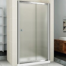 Душевая дверь Cezares Pratico 135 PRATICO-BF-1-135-P-Cr профиль Хром стекло рифленое