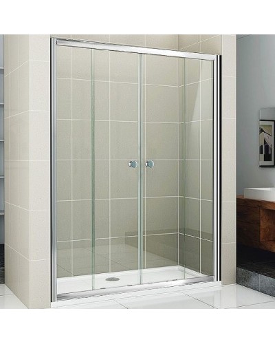 Душевая дверь Cezares Pratico 190 PRATICO-BF-2-190-C-Cr профиль Хром стекло прозрачное